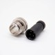 4 pin Connector m12 lnjection Molding Connector Male Straight Solder Cup A code 4 pin Connector m12 lnjection Molding Connector Male Straight Solder Cup A code