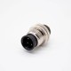 4 pin Connector m12 lnjection Molding Connector Male Straight Solder Cup A code 4 pin Connector m12 lnjection Molding Connector Male Straight Solder Cup A code