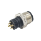 4 pin Connector m12 lnjection Molding Connector Male Straight Solder Cup A code 4 pin Connector m12 lnjection Molding Connector Male Straight Solder Cup A code