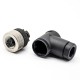 4 pin M12 Connector Female Screw-joint Connector 90 Degree Non-Shield 4 pin M12 Connector Female Screw-joint Connector 90 Degree Non-Shield