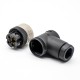 4 pin M12 Connector Female Screw-joint Connector 90 Degree Non-Shield 4 pin M12 Connector Female Screw-joint Connector 90 Degree Non-Shield