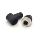 4 pin M12 Connector Female Screw-joint Connector 90 Degree Non-Shield 4 pin M12 Connector Female Screw-joint Connector 90 Degree Non-Shield