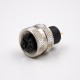 4 Pin M12 Connector Injection molding Connector A Coded Female Straight Overmolded Solder For Cable Non-Shield 4 Pin M12 Connector Injection molding Connector A Coded Female Straight Overmolded Solder For Cable Non-Shield