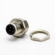4Pin M12 Connector 180° PCB Mount A Coding Back Mount Waterproof Male Socket 4Pin M12 Connector 180° PCB Mount A Coding Back Mount Waterproof Male Socket