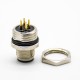 4Pin M12 Connector 180° PCB Mount A Coding Back Mount Waterproof Male Socket 4Pin M12 Connector 180° PCB Mount A Coding Back Mount Waterproof Male Socket