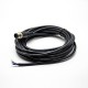 4Pin M12 Extension Cable Male A Code Straight Connector Molded Cable 5M AWG22 4Pin M12 Extension Cable Male A Code Straight Connector Molded Cable 5M AWG22