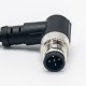 5 Pin M12 Connector A Code Male Angle Molded Cable 5M Single Ended Cable AWG22 5 Pin M12 Connector A Code Male Angle Molded Cable 5M Single Ended Cable AWG22