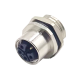 5 Pin M12 Connector Cable K-Coding Female Straight Waterproof Back Mount Panel Receptacles Cable Solder Type Shiled 5 Pin M12 Connector Cable K-Coding Female Straight Waterproof Back Mount Panel Receptacles Cable Solder Type Shiled