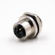 5 Pin M12 Connector Cable K-Coding Female Straight Waterproof Back Mount Panel Receptacles Cable Solder Type Shiled 5 Pin M12 Connector Cable K-Coding Female Straight Waterproof Back Mount Panel Receptacles Cable Solder Type Shiled