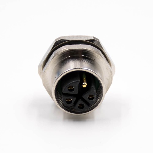5 Pin M12 Connector Cable K-Coding Female Straight Waterproof Back Mount Panel Receptacles Cable Solder Type Shiled 5 Pin M12 Connector Cable K-Coding Female Straight Waterproof Back Mount Panel Receptacles Cable Solder Type Shiled