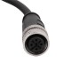 5 Pole M12 Cable Female Straight Connector Black Cable PVC 1.5M AWG22 A Code 5 Pole M12 Cable Female Straight Connector Black Cable PVC 1.5M AWG22 A Code