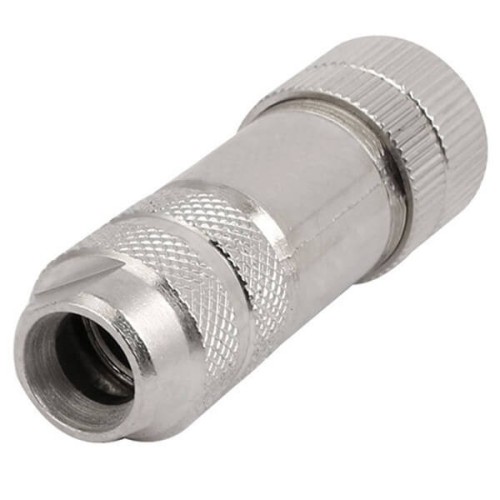 5PCS M12 A-Coding 4 Pins Assembly Cable Connector Female Straight Shielded Plug With PG7 5PCS M12 A-Coding 4 Pins Assembly Cable Connector Female Straight Shielded Plug With PG7