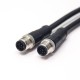8 Pin M12 Cable Male Plug A Code Assembly Extension Cable 1M AWG24 2pcs 8 Pin M12 Cable Male Plug A Code Assembly Extension Cable 1M AWG24 2pcs