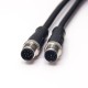 8 Pin M12 Cable Male Plug A Code Assembly Extension Cable 1M AWG24 2pcs 8 Pin M12 Cable Male Plug A Code Assembly Extension Cable 1M AWG24 2pcs