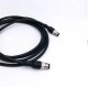 8 Pin M12 Cable Sensor Connector A-Coding Male to Male Straight Cable Length 24ft AWG24 8 Pin M12 Cable Sensor Connector A-Coding Male to Male Straight Cable Length 24ft AWG24