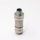B Coded M12 Connector 5 Pin Male B Code Shiled Plug Metal Shell Screw-Jont for Cable Waterproof