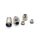 B Coded M12 Connector 5 Pin Male B Code Shiled Plug Metal Shell Screw-Jont for Cable Waterproof