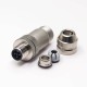 B Coded M12 Connector 5 Pin Male B Code Shiled Plug Metal Shell Screw-Jont for Cable Waterproof