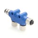 Boat Network N2K 2-Port T-Connector M12 5 Pin 3 Femlae To 5 Pin Male