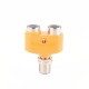 EBC113 Y Splitter M12 Y Type Adapter A Code 4 Pin Male to Dual 5 Pin Female Adapter Waterproof Adapter
