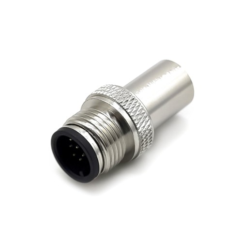 M12 12 Pin Male Injection Molding Connector A Coded Type Shield Waterproof Overmolded Connector for Cable M12 12 Pin Male Injection Molding Connector A Coded Type Shield Waterproof Overmolded Connector for Cable