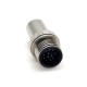 M12 12 Pin Male Injection Molding Connector A Coded Type Shield Waterproof Overmolded Connector for Cable M12 12 Pin Male Injection Molding Connector A Coded Type Shield Waterproof Overmolded Connector for Cable
