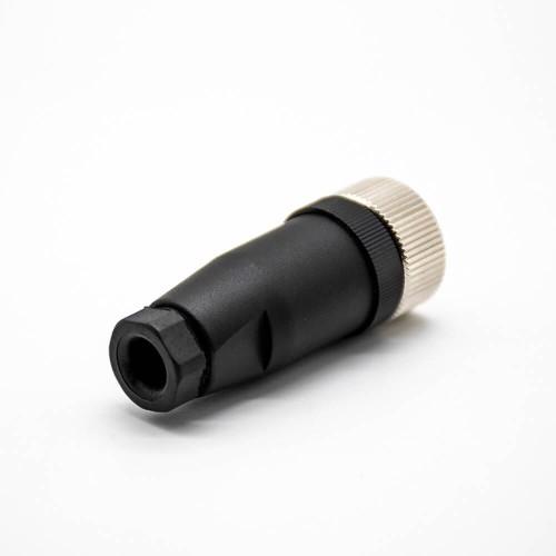 M12 3Pin Female A-Code Field Installable Screw Termination Unshield