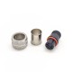 M12 4 Pin Female A Coded Injection Molding Connector Shield Waterproof Overmolded Connector for Cable