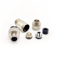 M12 4 Position D-Code Shielded Field Termination Connectors For Cable Assembly