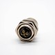 M12 5 Pin Cable A-Coding Female Straight Back Mount Panel Receptacles Waterproof Solder Type