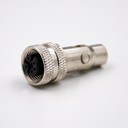 M12 5 Pin Connector Female Field Wireable Connector A Coded Straight For Cable Solder Type Shield M12 5 Pin Connector Female Field Wireable Connector A Coded Straight For Cable Solder Type Shield