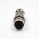 M12 5 Pin Connector Female Straight Shield Field Wireable Connector Crimp Type for Cable