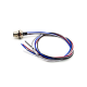 M12 5-Pin Male Plug With 50CM AWG22 Wires For Sensors and Actuators A Code Shiled
