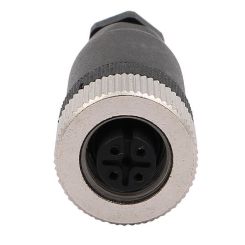 M12 5Pin Female A-Code Field Installable Screw Termination Cable Mount Connector 2PCS