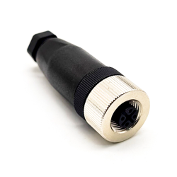 M12 5Pin Female A-Code Field Installable Screw Termination Cable Mount Connector 2PCS