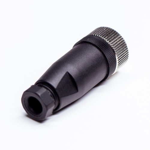 M12 5Pin Female A-Code Field Installable Screw Termination Unshield