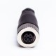 M12 5Pin Female A-Code Field Installable Screw Termination Unshield