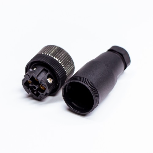 M12 5Pin Female A-Code Field Installable Screw Termination Unshield