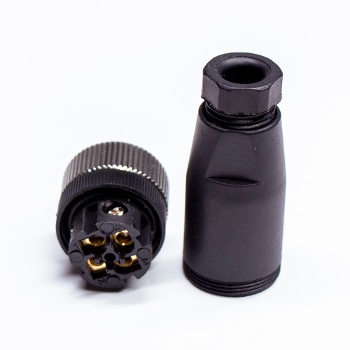 M12 5Pin Female A-Code Field Installable Screw Termination Unshield