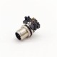 M12 5Pin Male A Code Connector Right Angled for PCB Contacts Panel Mount Receptacle Shieded