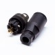 M12 5Pin Male A-Code Field Installable Screw Termination Unshield