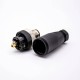 M12 5Pin Male A-Code Field Installable Screw Termination Unshield