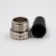 M12 8 Pin A Coded Injection molding Connector Male Straight Solder For Cable Non-Shield