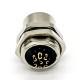 M12 8 Pin Bulkhead Connector Panel Receptacles A Coded Straight Female Back Mount Cable Solder Type Waterproof Shiled