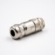 M12 8 Pin Connector A Code Female Straight Shield Field Wireable Connector Cable Screw-joint