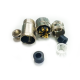 M12 8 Pin Female Connector Straight Aviation Plug Shielded A Code Field Installable Cable Waterproof