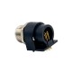 M12 8 Pin Female Sensor Connector A Code Right Angled PCB Mount Socket 360° Full Shielding