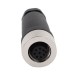 M12 8Pin Female Connector Assembly Type Plastic Shell With PG9 Gland 10PCS
