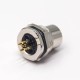M12 Blukhead Connector Female Socket 5 Pin A Code for PCB Mount Waterproof M16X1.5