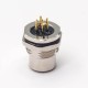 M12 Blukhead Connector Female Socket 5 Pin A Code for PCB Mount Waterproof M16X1.5